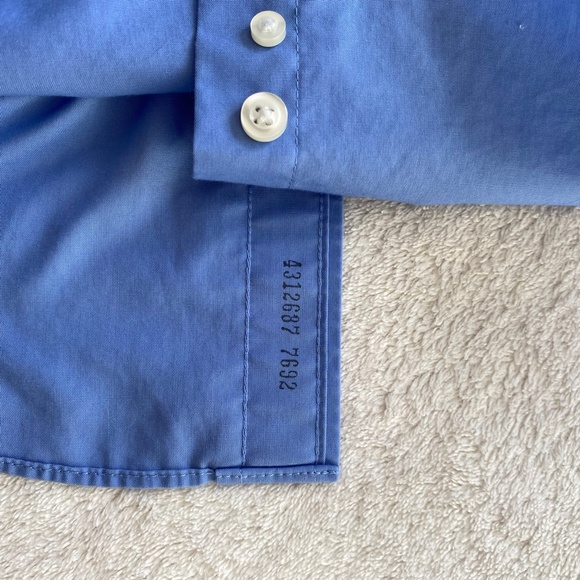 Stafford Tailored Culture Easy-Care Broadcloth Long Sleeves Shirt Men's 15.5 - Picture 6 of 10